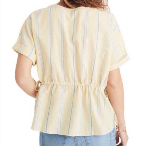 Madewell Drawstring Waist Top - Picture 2 of 3
